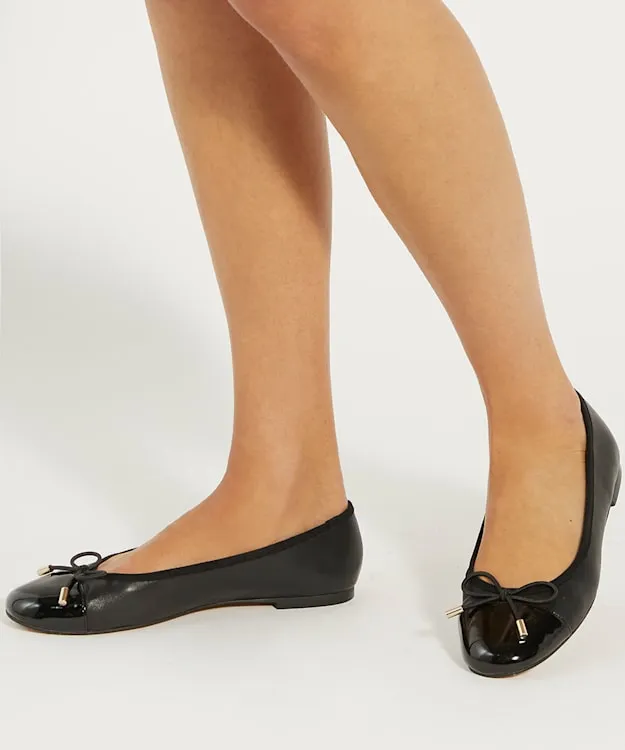 Highest Black Toe Cap Ballet Pump Dune London Black Women Dune London Flat Shoes Highest Black Toe Cap Ballet Pump Dune London Black Women Dune London Flat Shoes