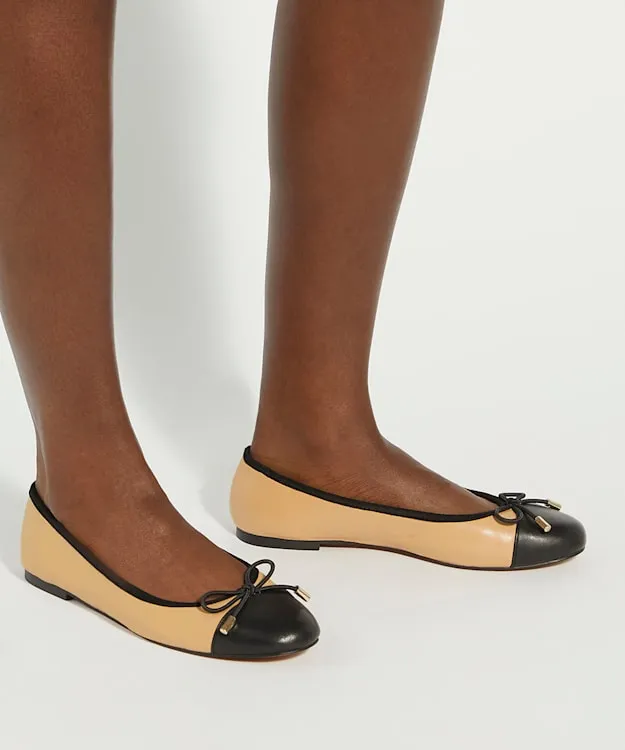 Highest Camel Toe Cap Ballet Pump Dune London Brown Women Dune London Flat Shoes Highest Camel Toe Cap Ballet Pump Dune London Brown Women Dune London Flat Shoes