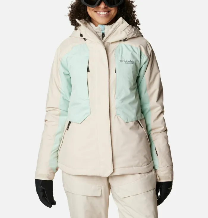 Highland Summit Jacket Dark Stone Aqua Haze Womens Columbia Sportswear Insulated and Down Highland Summit Jacket Dark Stone Aqua Haze Womens Columbia Sportswear Insulated and Down