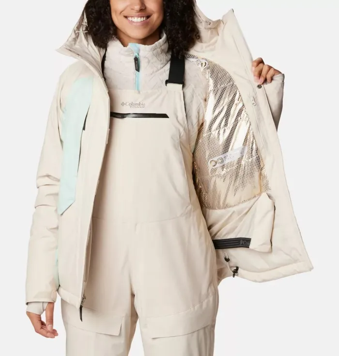 Highland Summit Jacket Dark Stone Aqua Haze Womens Columbia Sportswear Insulated and Down Highland Summit Jacket Dark Stone Aqua Haze Womens Columbia Sportswear Insulated and Down