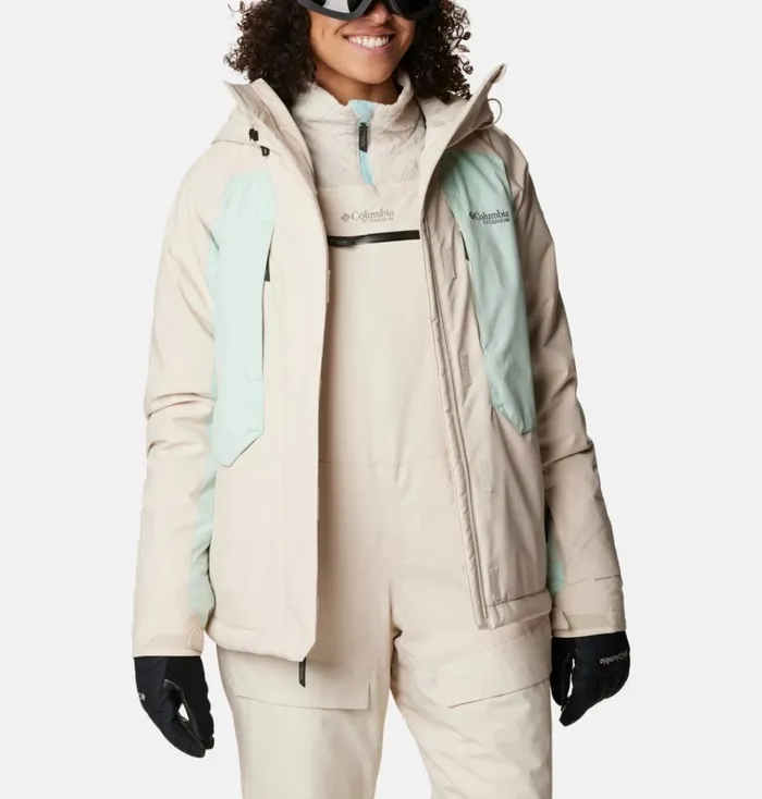 Highland Summit Jacket Dark Stone Aqua Haze Womens Columbia Sportswear Insulated and Down Highland Summit Jacket Dark Stone Aqua Haze Womens Columbia Sportswear Insulated and Down