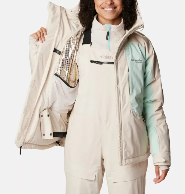 Highland Summit Jacket Dark Stone Aqua Haze Womens Columbia Sportswear Insulated and Down Highland Summit Jacket Dark Stone Aqua Haze Womens Columbia Sportswear Insulated and Down