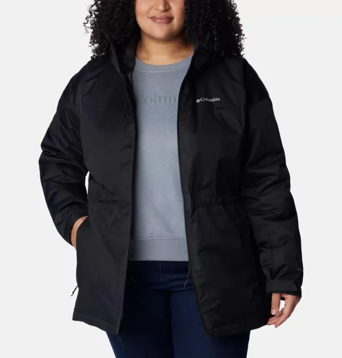 Hikebound Long Insulated Jacket 8211 Plus Size Black Womens Columbia Sportswear Insulated and Down Hikebound Long Insulated Jacket 8211 Plus Size Black Womens Columbia Sportswear Insulated and Down