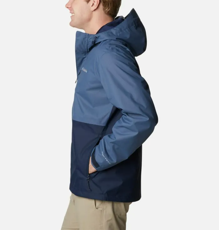 Hikebound Rain Jacket 8211 Tall Dark Mountain Collegiate Navy Mens Columbia Sportswear Rain Hikebound Rain Jacket 8211 Tall Dark Mountain Collegiate Navy Mens Columbia Sportswear Rain