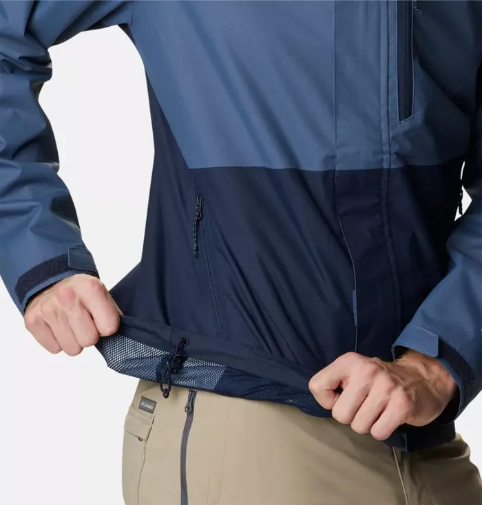 Hikebound Rain Jacket 8211 Tall Dark Mountain Collegiate Navy Mens Columbia Sportswear Rain Hikebound Rain Jacket 8211 Tall Dark Mountain Collegiate Navy Mens Columbia Sportswear Rain