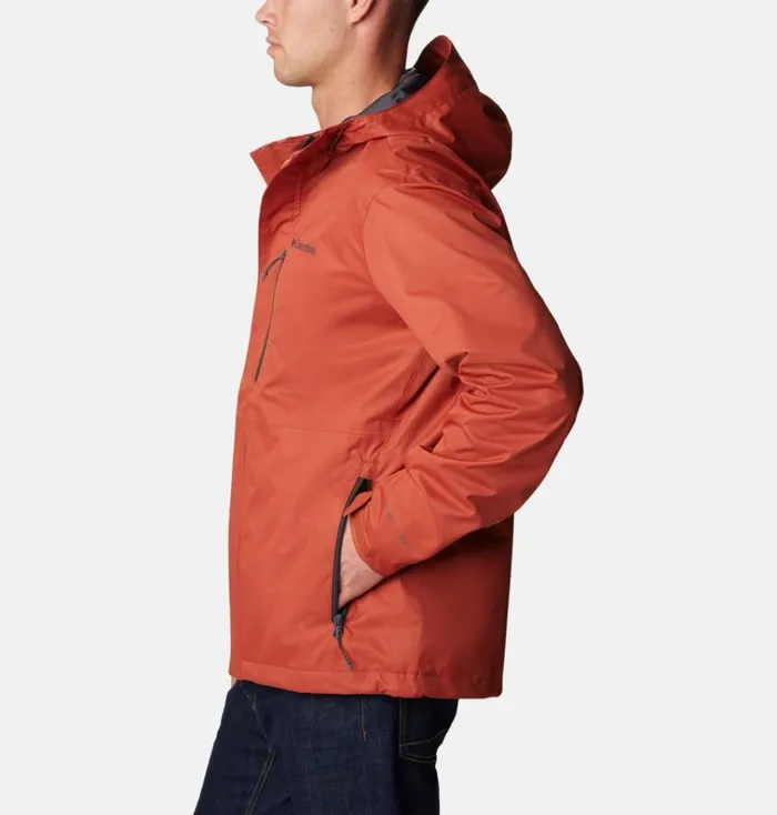 Hikebound Rain Jacket Warp Red Mens Columbia Sportswear Rain