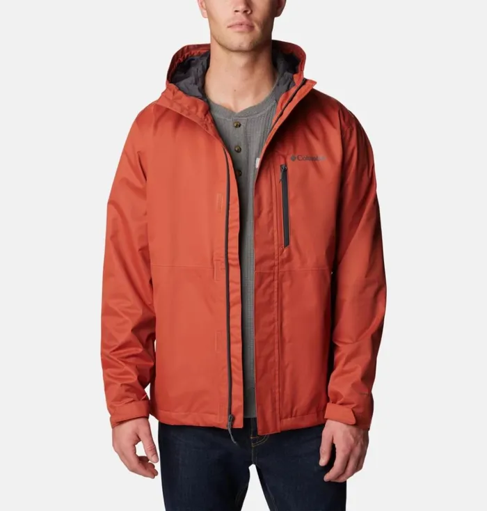 Hikebound Rain Jacket Warp Red Mens Columbia Sportswear Rain