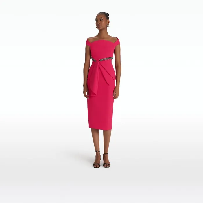 Hokuku Raspberry Skirt Women Safiyaa Skirts