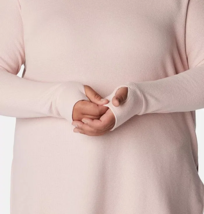 Holly Hideaway Waffle Tunic 8211 Plus Size Dusty Pink Womens Columbia Sportswear Long Sleeve Holly Hideaway Waffle Tunic 8211 Plus Size Dusty Pink Womens Columbia Sportswear Long Sleeve