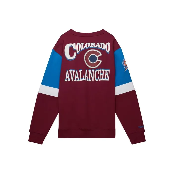 Hoodies and Sweatshirts Men Mitchell and Ness All Over Crew 30 Colorado Avalanche Hoodies and Sweatshirts Men Mitchell and Ness All Over Crew 30 Colorado Avalanche