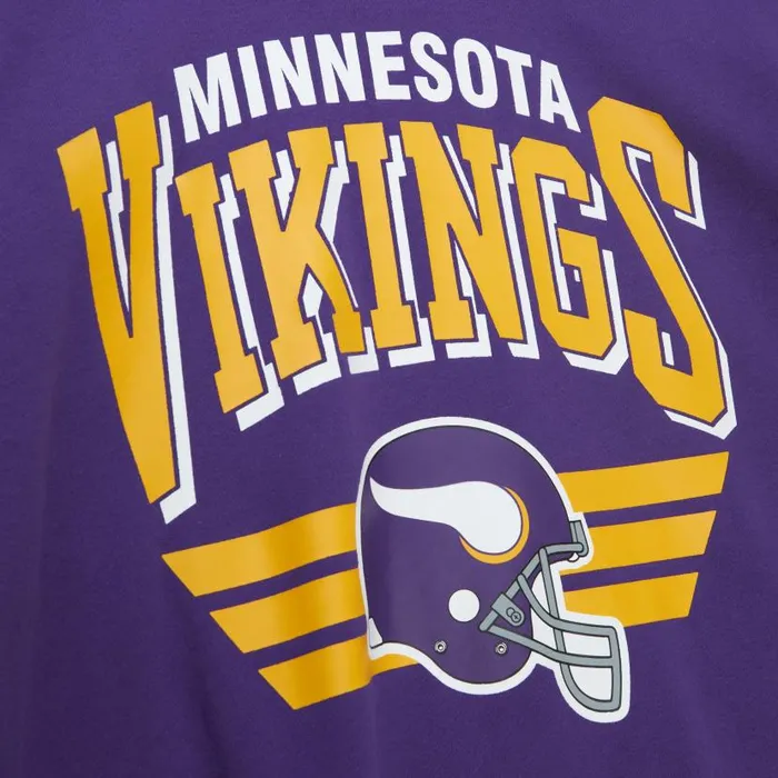 Hoodies and Sweatshirts Men Mitchell and Ness All Over Crew 30 Minnesota Vikings Hoodies and Sweatshirts Men Mitchell and Ness All Over Crew 30 Minnesota Vikings