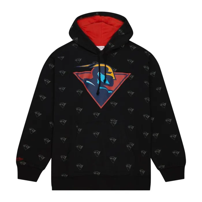 Hoodies and Sweatshirts Men Mitchell and Ness AOP Fleece Hoodie Golden State Warriors