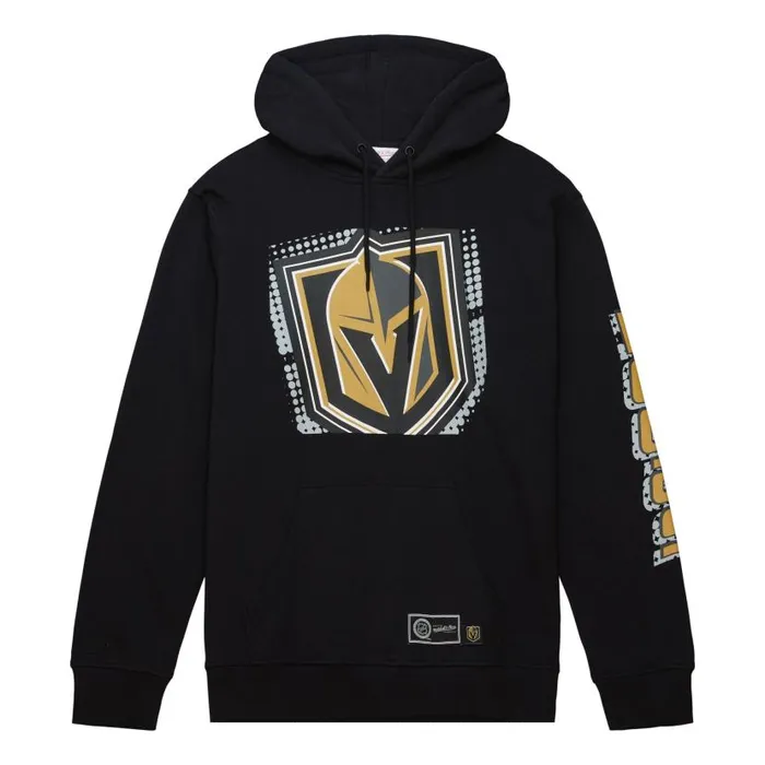 Hoodies and Sweatshirts Men Mitchell and Ness Big Face 70 Hoodie Vegas Golden Knights