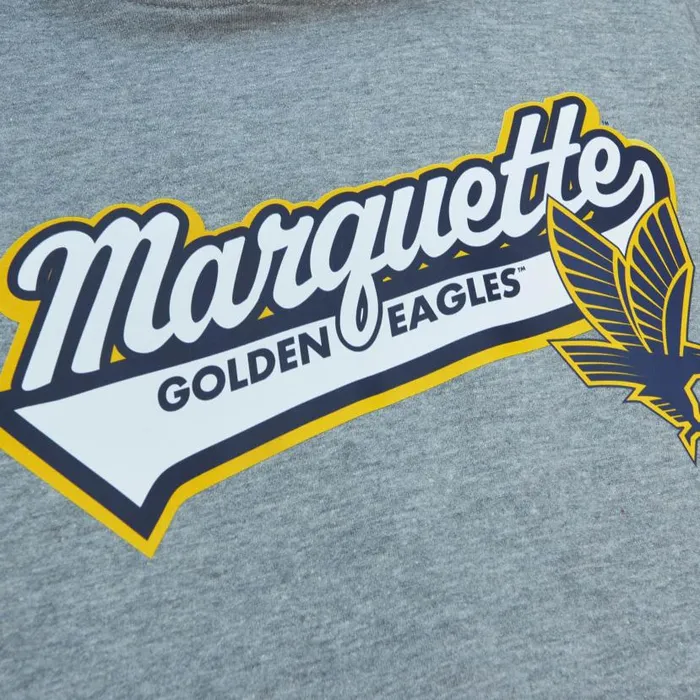 Hoodies and Sweatshirts Men Mitchell and Ness College Tailsweep Pullover Marquette University Hoodies and Sweatshirts Men Mitchell and Ness College Tailsweep Pullover Marquette University