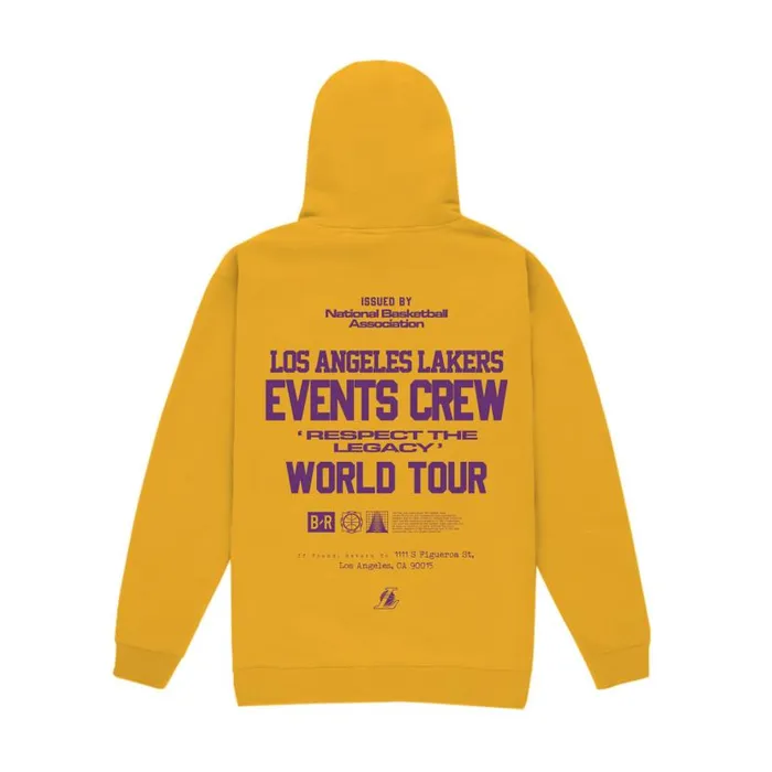Hoodies and Sweatshirts Men Mitchell and Ness Crew Hoody Los Angeles Lakers Hoodies and Sweatshirts Men Mitchell and Ness Crew Hoody Los Angeles Lakers