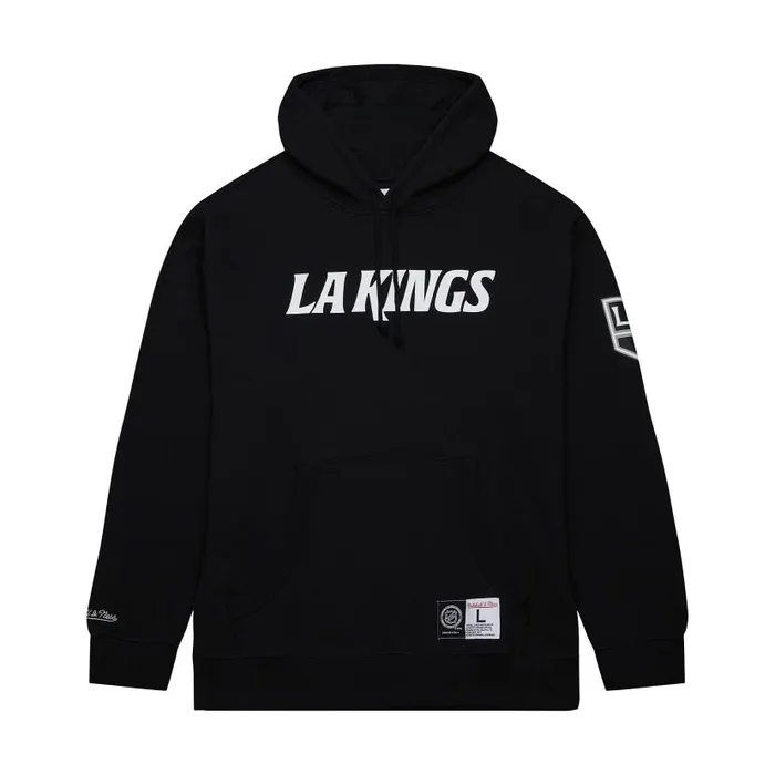 Hoodies and Sweatshirts Men Mitchell and Ness Game Time Fleece Hoodie Current Logo Los Angeles Kings Hoodies and Sweatshirts Men Mitchell and Ness Game Time Fleece Hoodie Current Logo Los Angeles Kings