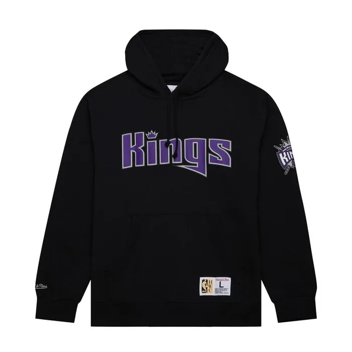 Hoodies and Sweatshirts Men Mitchell and Ness Game Time Fleece Hoodie Vintage Logo Sacramento Kings Hoodies and Sweatshirts Men Mitchell and Ness Game Time Fleece Hoodie Vintage Logo Sacramento Kings