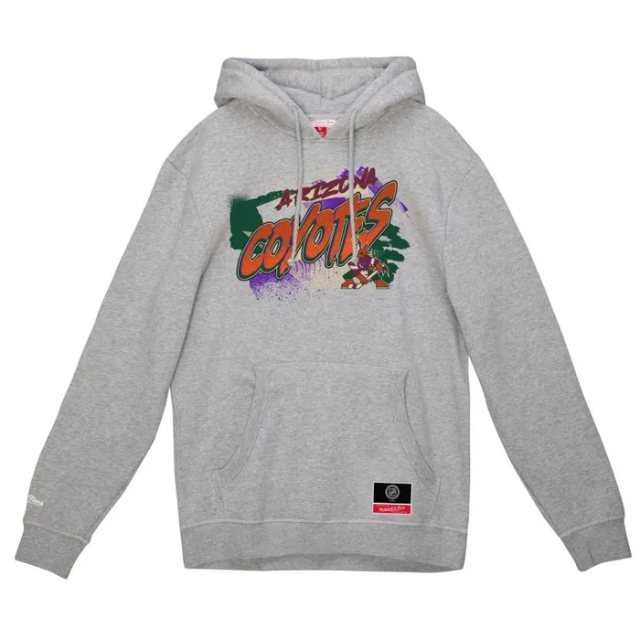 Hoodies and Sweatshirts Men Mitchell and Ness Graff Hoodie Arizona Coyotes