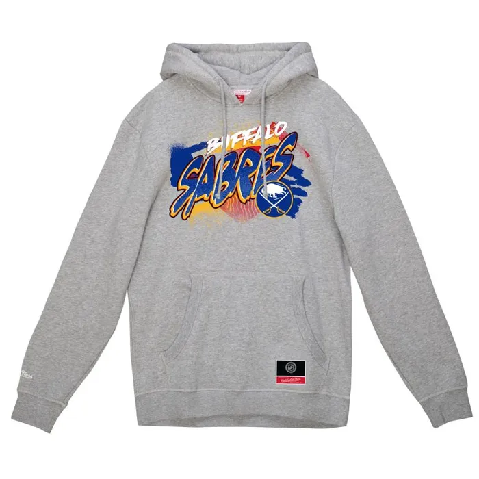 Hoodies and Sweatshirts Men Mitchell and Ness Graff Hoodie Buffalo Sabres