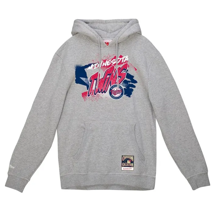 Hoodies and Sweatshirts Men Mitchell and Ness Graff Hoodie Minnesota Twins