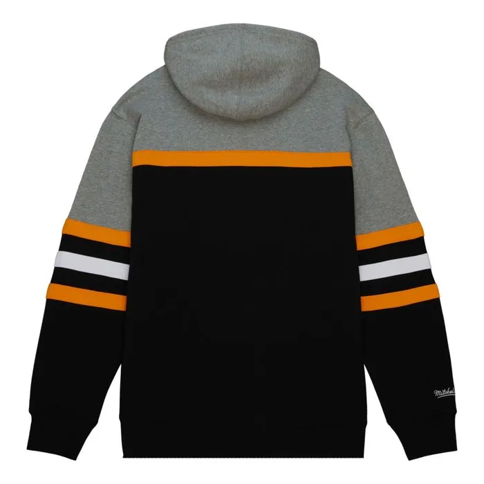 Hoodies and Sweatshirts Men Mitchell and Ness Head Coach Hoodie Boston Bruins Hoodies and Sweatshirts Men Mitchell and Ness Head Coach Hoodie Boston Bruins
