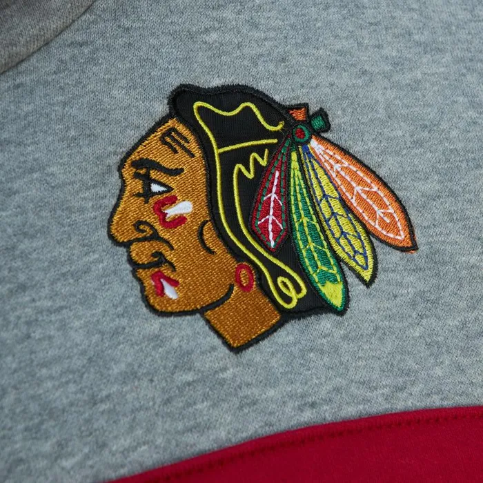 Hoodies and Sweatshirts Men Mitchell and Ness Head Coach Hoodie Chicago Blackhawks Hoodies and Sweatshirts Men Mitchell and Ness Head Coach Hoodie Chicago Blackhawks