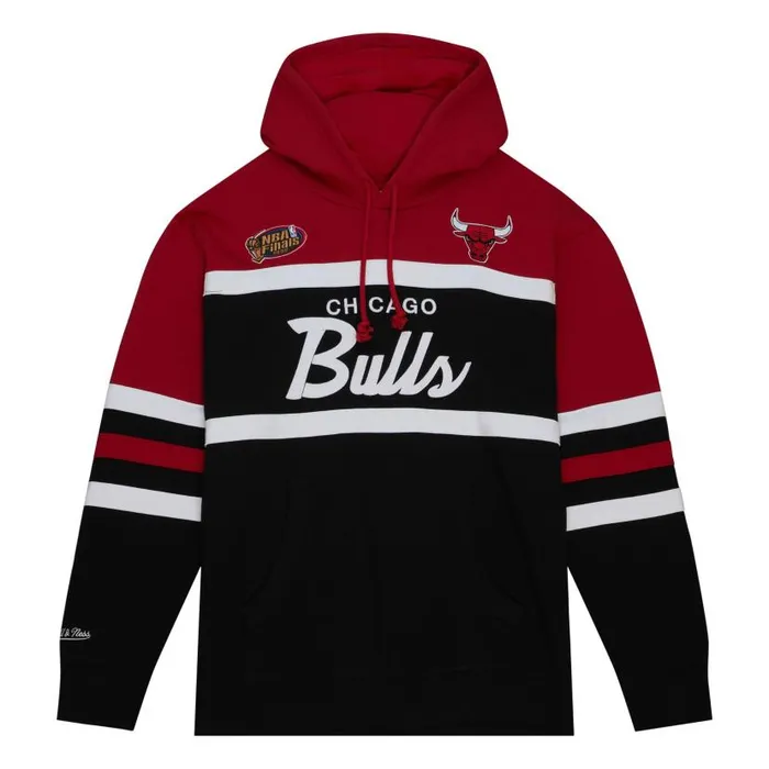 Hoodies and Sweatshirts Men Mitchell and Ness Head Coach Hoodie Chicago Bulls