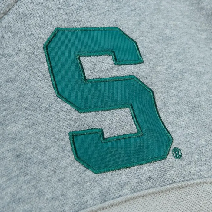 Hoodies and Sweatshirts Men Mitchell and Ness Head Coach Hoodie Michigan State University Hoodies and Sweatshirts Men Mitchell and Ness Head Coach Hoodie Michigan State University