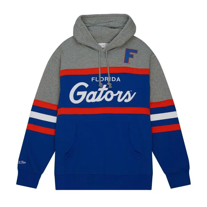 Hoodies and Sweatshirts Men Mitchell and Ness Head Coach Hoodie University Of Florida