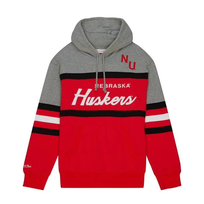 Hoodies and Sweatshirts Men Mitchell and Ness Head Coach Hoodie University Of Nebraska 8211 Lincoln Hoodies and Sweatshirts Men Mitchell and Ness Head Coach Hoodie University Of Nebraska 8211 Lincoln