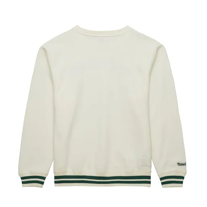 Hoodies and Sweatshirts Men Mitchell and Ness Heritage Fleece Crew Vintage Logo Green Bay Packers Hoodies and Sweatshirts Men Mitchell and Ness Heritage Fleece Crew Vintage Logo Green Bay Packers