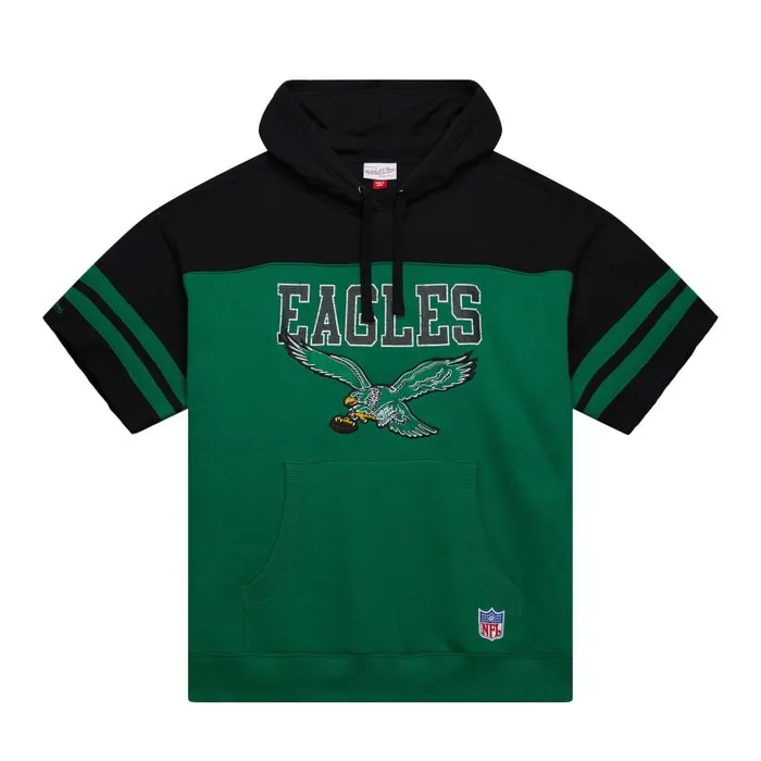Hoodies and Sweatshirts Men Mitchell and Ness Off Field SS Hoodie Vintage Logo Philadelphia Eagles Hoodies and Sweatshirts Men Mitchell and Ness Off Field SS Hoodie Vintage Logo Philadelphia Eagles