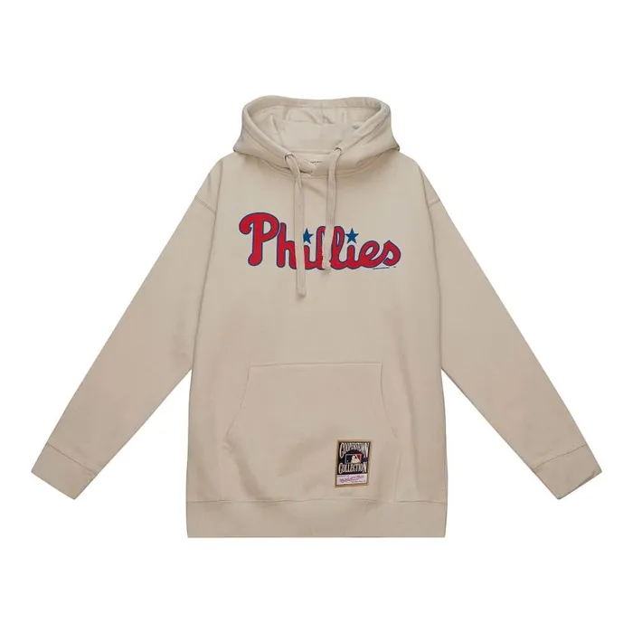 Hoodies and Sweatshirts Men Mitchell and Ness Phillies Logo Pullover Philadelphia Phillies Hoodies and Sweatshirts Men Mitchell and Ness Phillies Logo Pullover Philadelphia Phillies