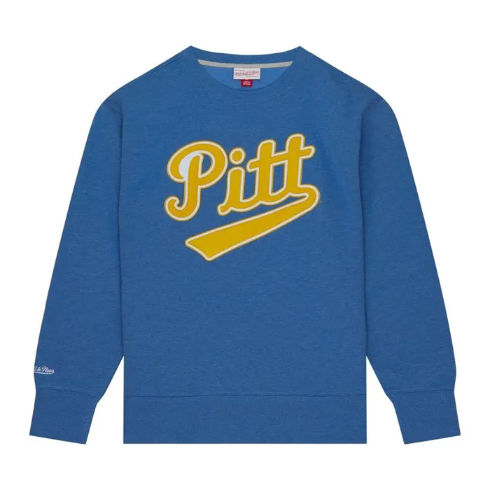 Hoodies and Sweatshirts Men Mitchell and Ness Playoff Win 20 Crew Vintage University Of Pittsburgh Hoodies and Sweatshirts Men Mitchell and Ness Playoff Win 20 Crew Vintage University Of Pittsburgh
