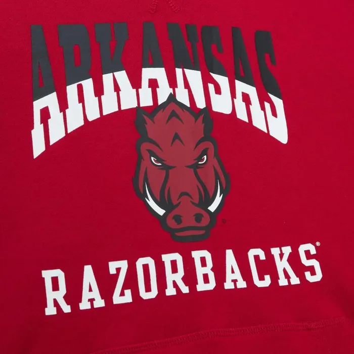 Hoodies and Sweatshirts Men Mitchell and Ness PreGame SS Fleece Hoodie University Of Arkansas Hoodies and Sweatshirts Men Mitchell and Ness PreGame SS Fleece Hoodie University Of Arkansas