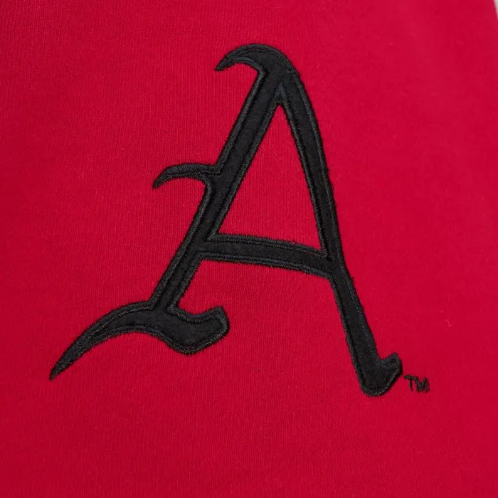 Hoodies and Sweatshirts Men Mitchell and Ness PreGame SS Fleece Hoodie University Of Arkansas Hoodies and Sweatshirts Men Mitchell and Ness PreGame SS Fleece Hoodie University Of Arkansas