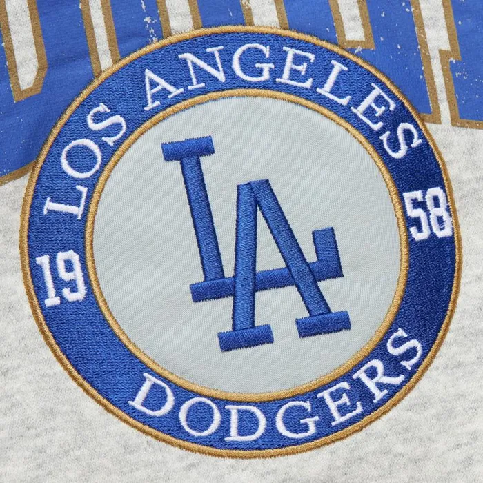 Hoodies and Sweatshirts Men Mitchell and Ness Premium Fleece Crew Vintage Logo Los Angeles Dodgers Hoodies and Sweatshirts Men Mitchell and Ness Premium Fleece Crew Vintage Logo Los Angeles Dodgers
