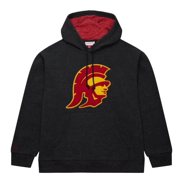 Hoodies and Sweatshirts Men Mitchell and Ness Snow Washed Fleece Hoodie Current Logo USC Hoodies and Sweatshirts Men Mitchell and Ness Snow Washed Fleece Hoodie Current Logo USC