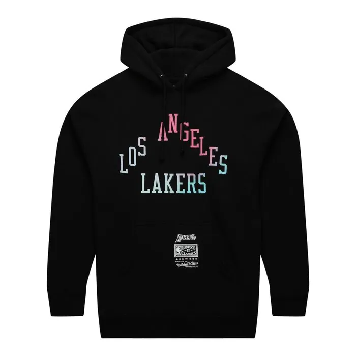 Hoodies and Sweatshirts Men Mitchell and Ness Stateside Pastel Hoodie Los Angeles Lakers Hoodies and Sweatshirts Men Mitchell and Ness Stateside Pastel Hoodie Los Angeles Lakers