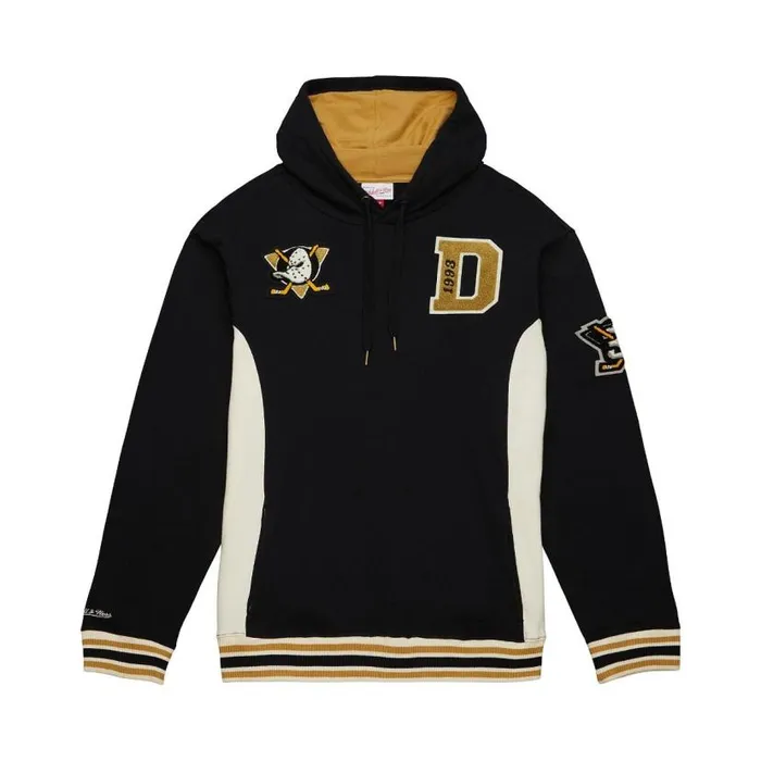 Hoodies and Sweatshirts Men Mitchell and Ness Team Legacy French Terry Hoodie Anaheim Ducks Hoodies and Sweatshirts Men Mitchell and Ness Team Legacy French Terry Hoodie Anaheim Ducks