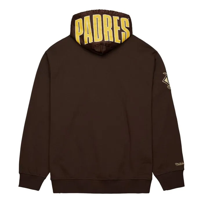 Hoodies and Sweatshirts Men Mitchell and Ness Team OG 20 Fleece Hoodie Current Logo San Diego Padres Hoodies and Sweatshirts Men Mitchell and Ness Team OG 20 Fleece Hoodie Current Logo San Diego Padres