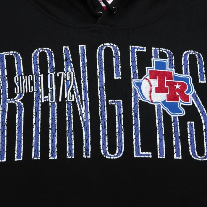 Hoodies and Sweatshirts Men Mitchell and Ness Team OG Fleece Hoodie Texas Rangers Hoodies and Sweatshirts Men Mitchell and Ness Team OG Fleece Hoodie Texas Rangers