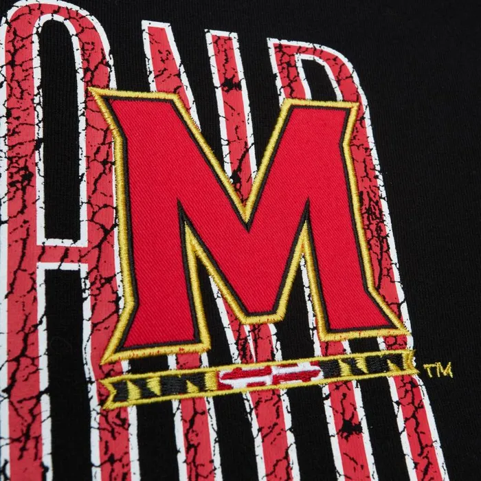 Hoodies and Sweatshirts Men Mitchell and Ness Team OG Fleece Hoodie University Of Maryland Hoodies and Sweatshirts Men Mitchell and Ness Team OG Fleece Hoodie University Of Maryland