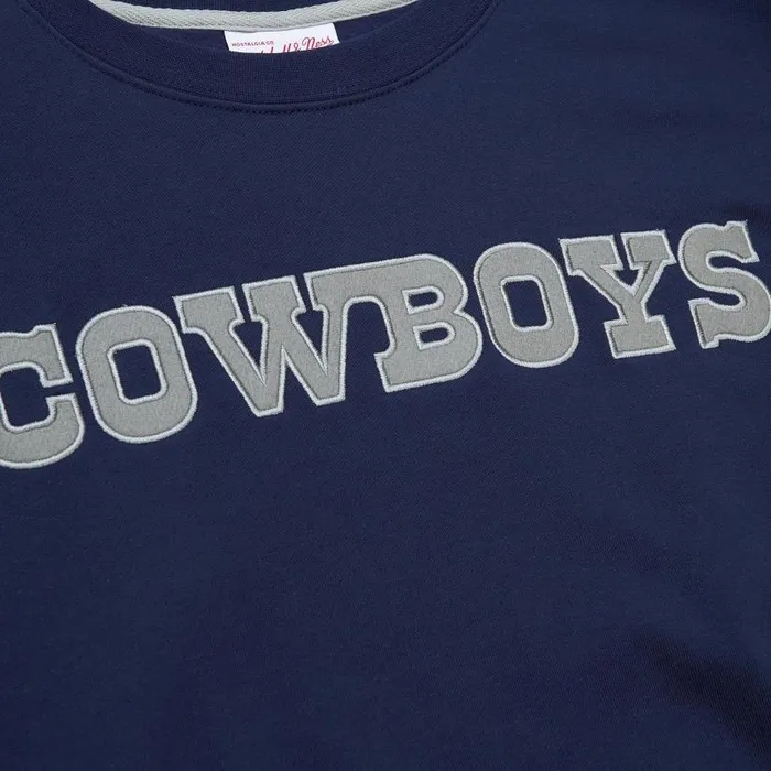 Hoodies and Sweatshirts Men Mitchell and Ness There And Back Fleece Crew Dallas Cowboys Hoodies and Sweatshirts Men Mitchell and Ness There And Back Fleece Crew Dallas Cowboys
