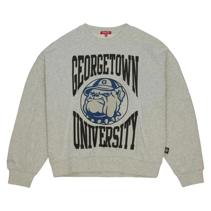 Hoodies and Sweatshirts Women Mitchell and Ness Women039s Logo Lightweight Crew 30 Georgetown University Hoodies and Sweatshirts Women Mitchell and Ness Women039s Logo Lightweight Crew 30 Georgetown University