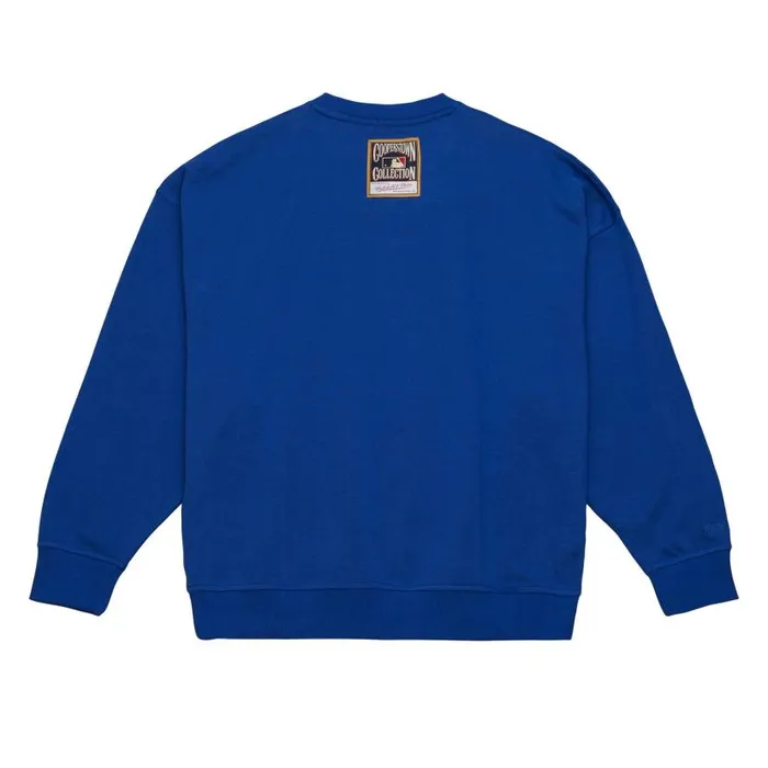Hoodies and Sweatshirts Women Mitchell and Ness Womens Logo Lt Crew 20 Chicago Cubs