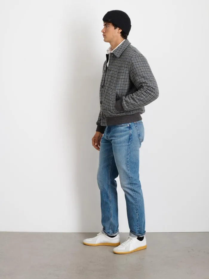Houndstooth Bomber Men Alex Mill Jackets Coats