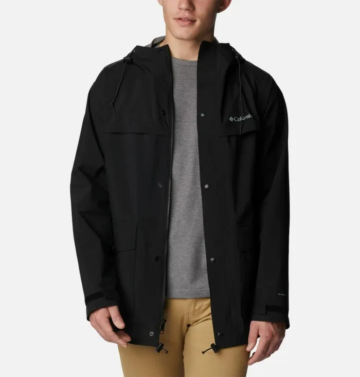Ibex II Rain Shell Black Mens Columbia Sportswear Rain