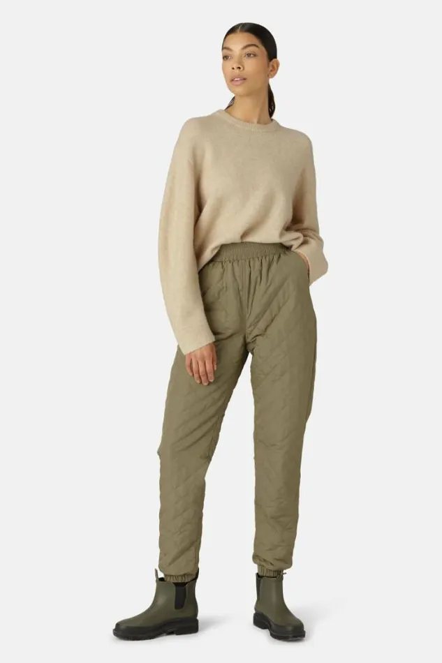 Ilse Jacobsen Quilt Pants Sage 8211 Women