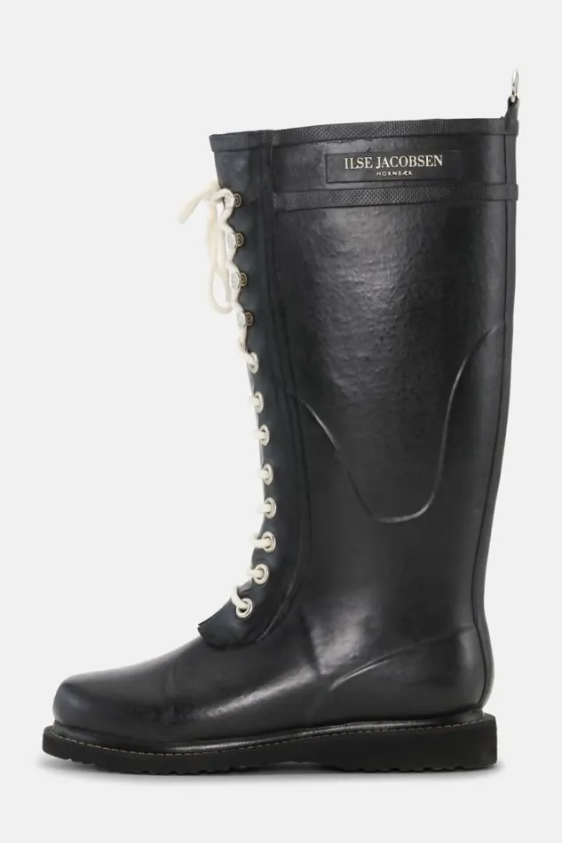 Ilse Jacobsen Rainboots Long Long Rubber Boots Black 8211 Women